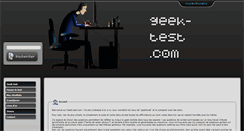 Desktop Screenshot of geek-test.com